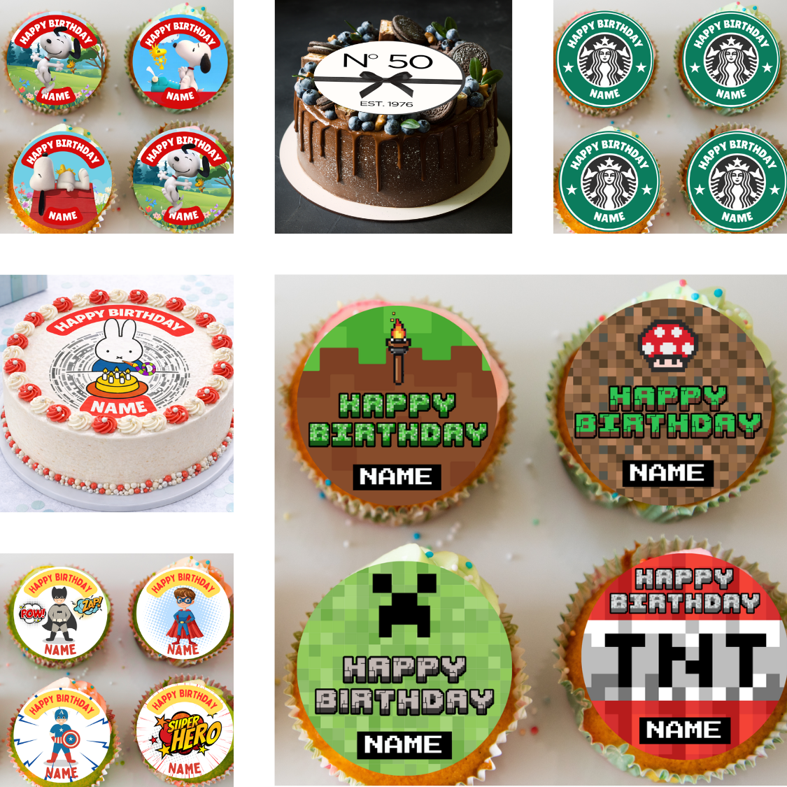 Party Perfect Toppers