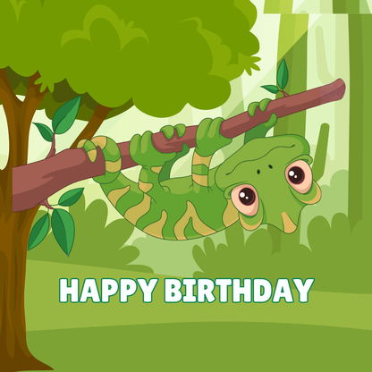Reptile Snake Theme Birthday Cake Toppers Edible matching Invitations Stickers Balloon Party Pack
