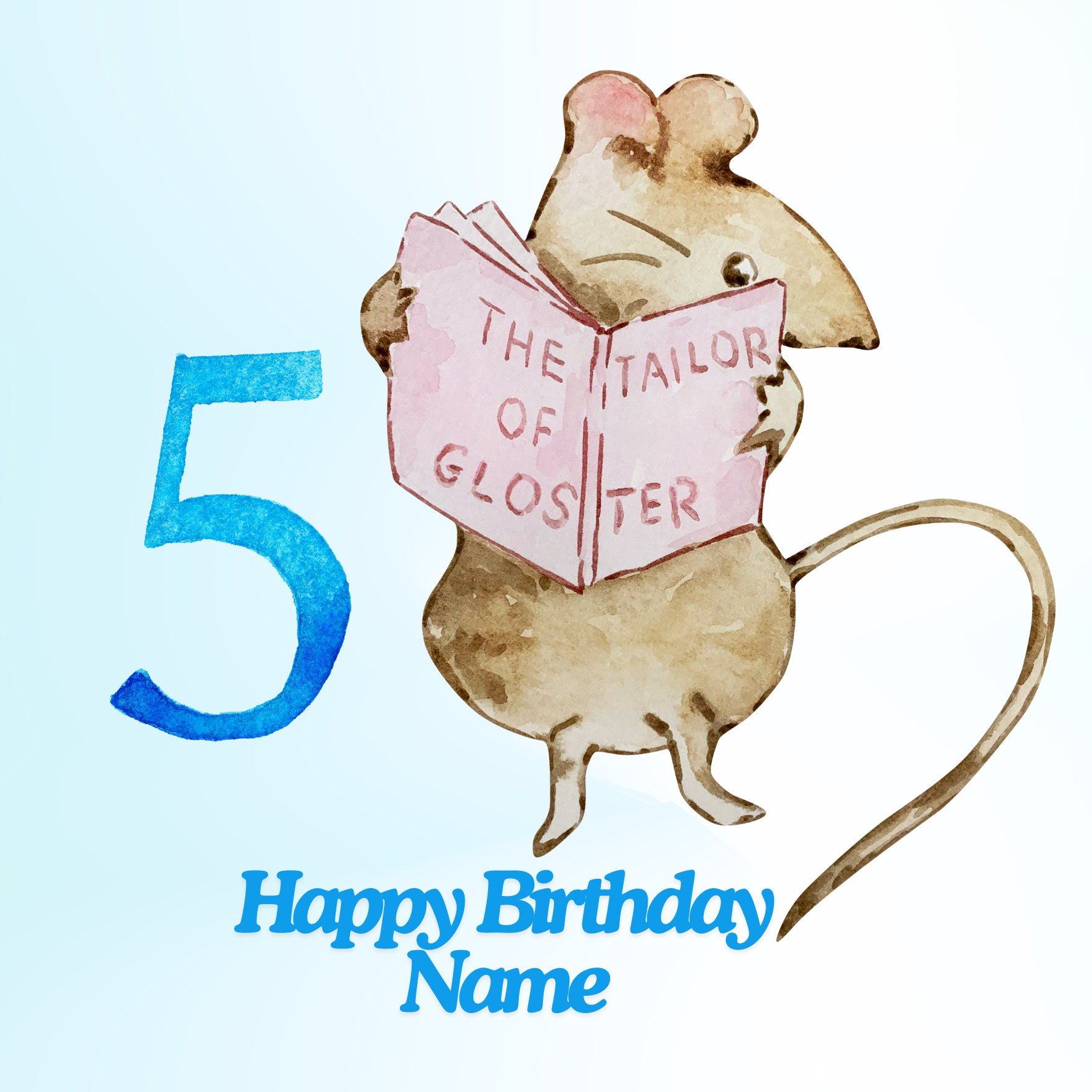 Beatrix Potter Age Birthday Personalised Cake Toppers matching Invitations Stickers Balloon Party Pack