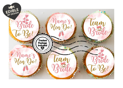 Bride To Be Hen Do Party Cake Toppers Matching Stickers and Foil Balloon