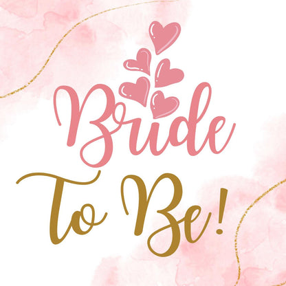 Bride To Be Hen Do Party Cake Toppers Matching Stickers and Foil Balloon