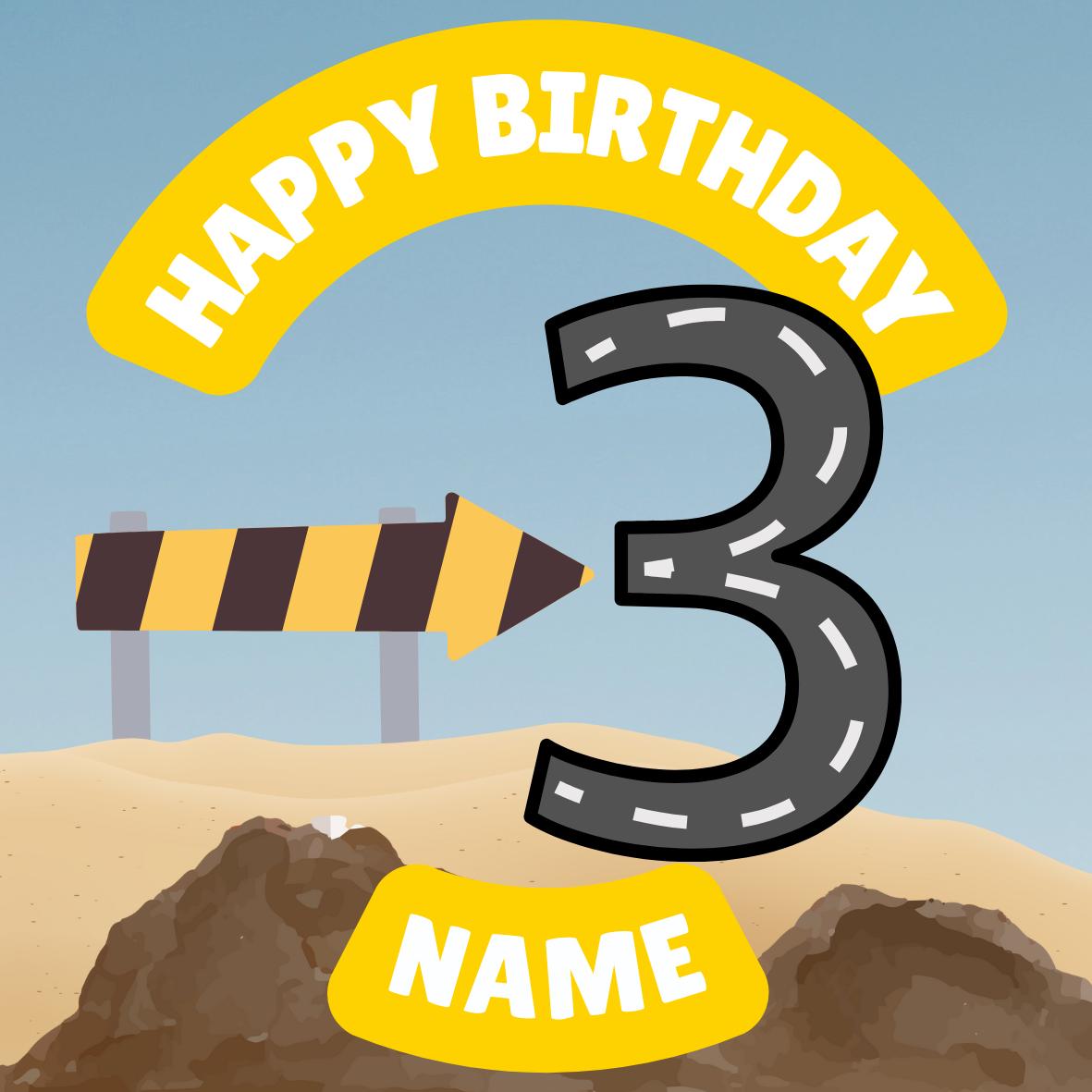 Construction Digger Building Theme Birthday Cake Toppers matching Invitations Stickers Balloon Party Pack