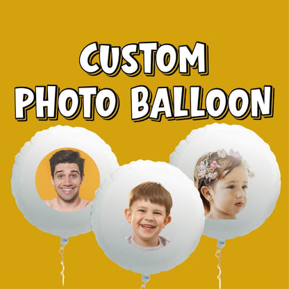Custom Printed Photo Foil Balloon 23" Suitable for Air or Helium