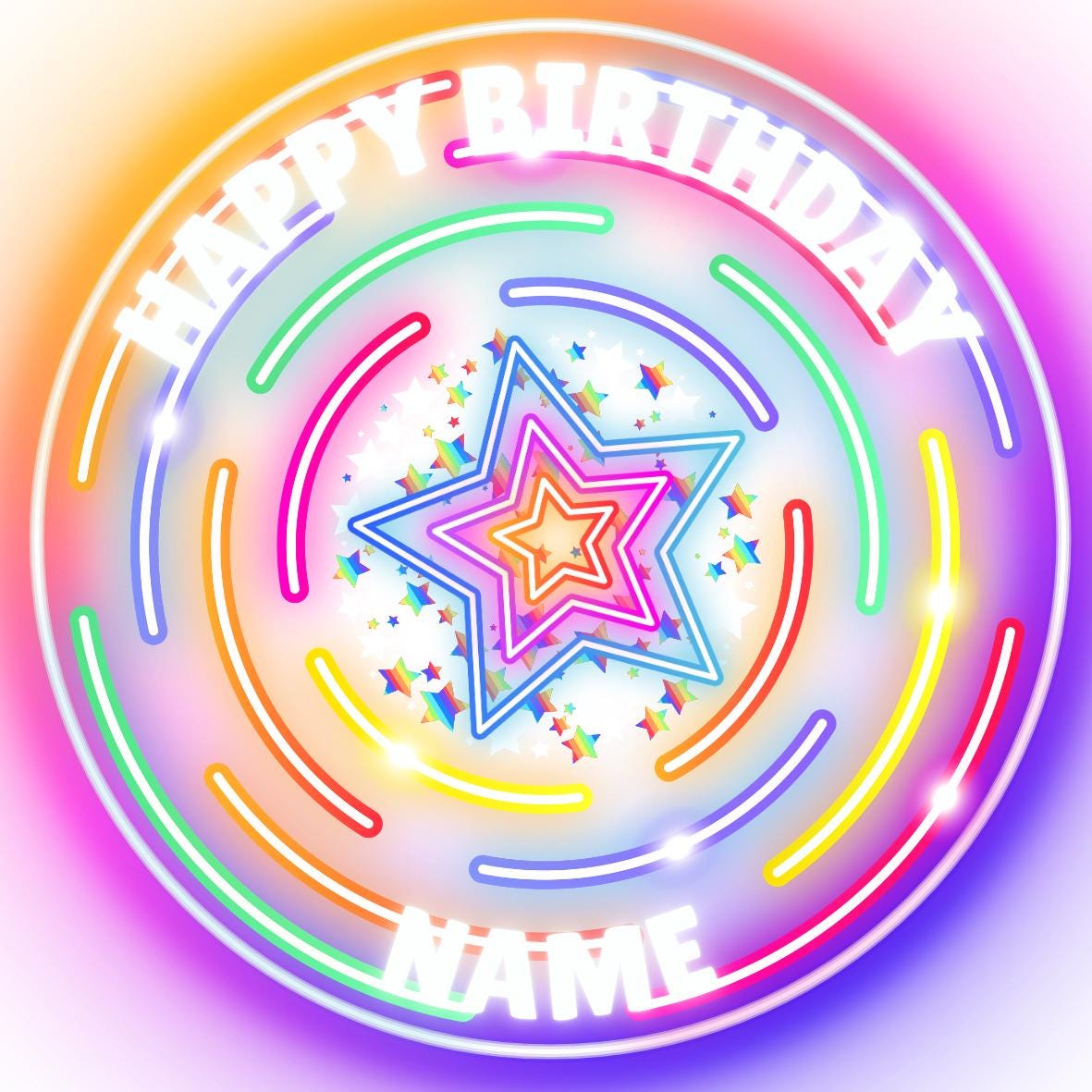 Disco Party Birthday Cake Toppers Edible Images on Icing or Wafer: Stickers Invites Balloon