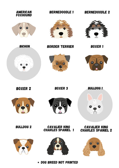Dog Theme Trebor Softmints - personalised mints with your choice of dog breed, photo, image and text, Perfect gift for dog or puppy lovers