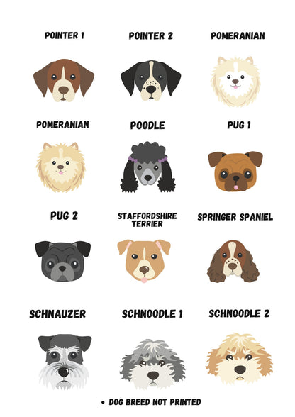 Dog Theme Trebor Softmints - personalised mints with your choice of dog breed, photo, image and text, Perfect gift for dog or puppy lovers
