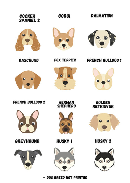 Dog Theme Trebor Softmints - personalised mints with your choice of dog breed, photo, image and text, Perfect gift for dog or puppy lovers