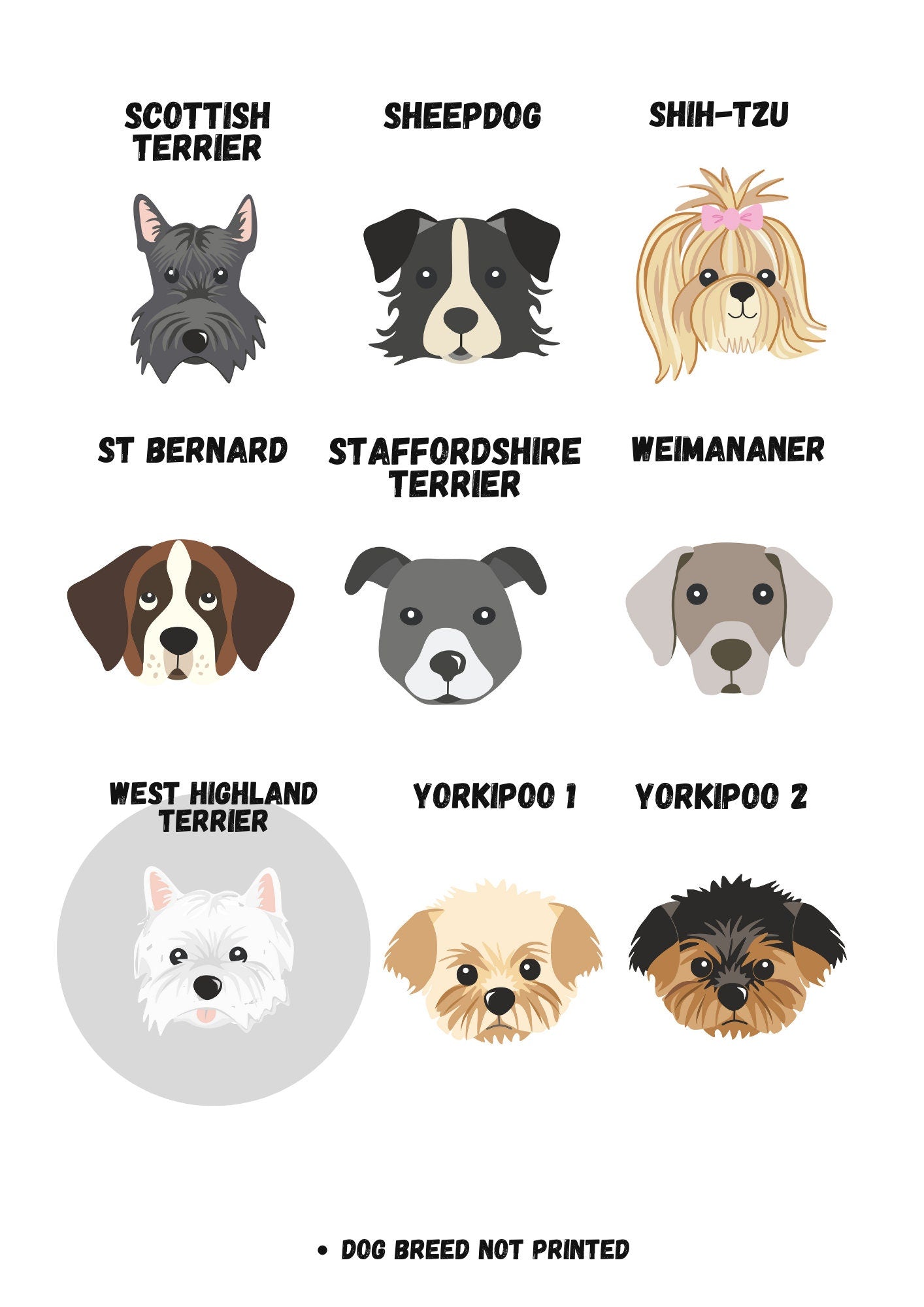 Dog Theme Trebor Softmints - personalised mints with your choice of dog breed, photo, image and text, Perfect gift for dog or puppy lovers