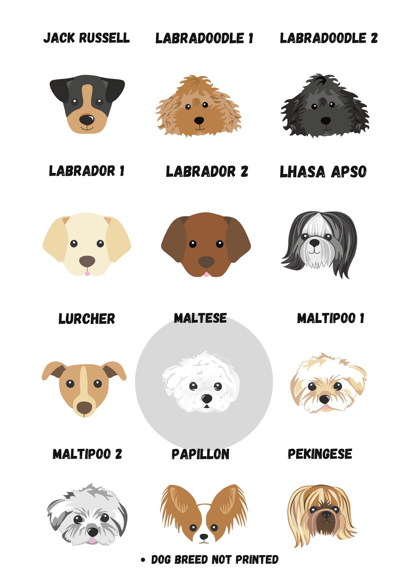 Dog Theme Trebor Softmints - personalised mints with your choice of dog breed, photo, image and text, Perfect gift for dog or puppy lovers