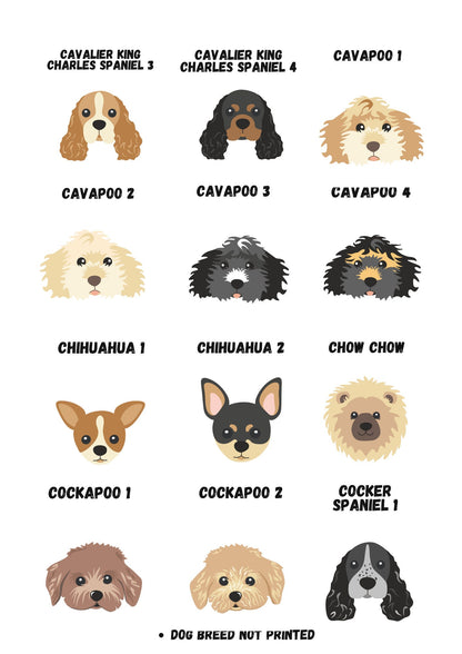 Dog Theme Trebor Softmints - personalised mints with your choice of dog breed, photo, image and text, Perfect gift for dog or puppy lovers