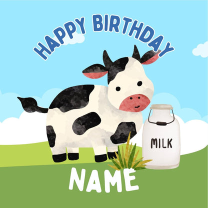 Farmyard Theme Birthday Cake Toppers Edible Circles matching Invitations Stickers Balloon Party Pack