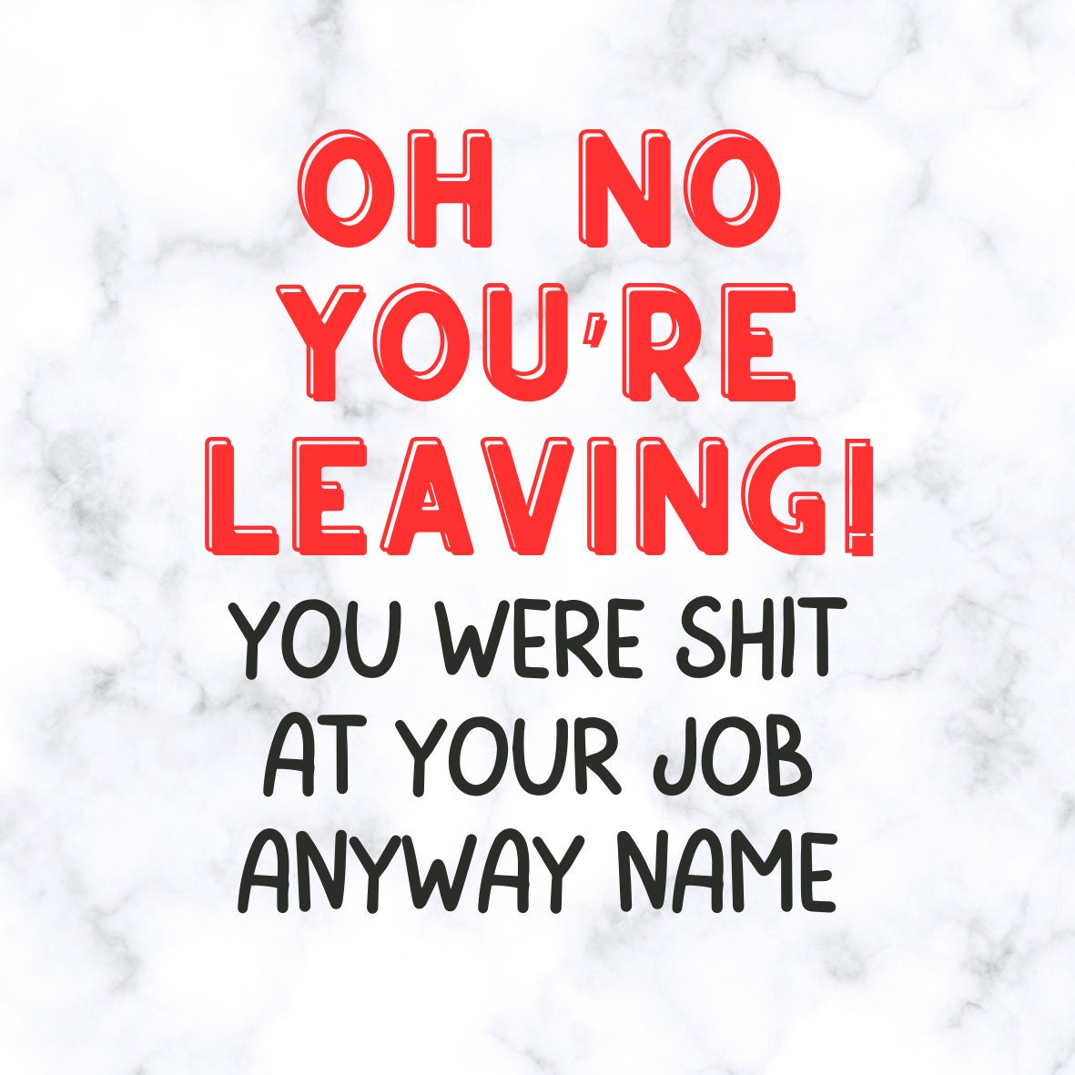 Funny Rude Retirement Cupcake Toppers: Personalised Edible Icing or Wafer