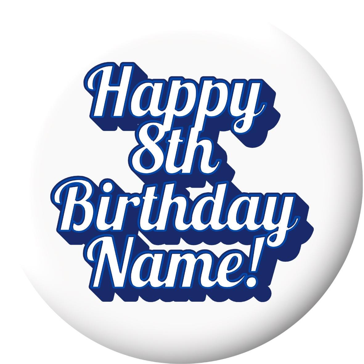 Happy Birthday Text Cake Toppers Edible Images on Icing or Wafer Stickers Balloon