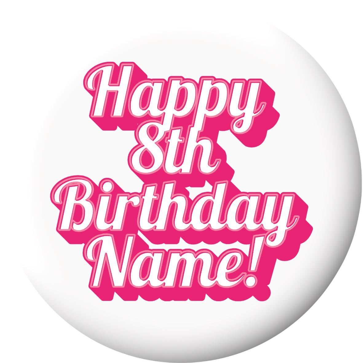 Happy Birthday Text Cake Toppers Edible Images on Icing or Wafer Stickers Balloon