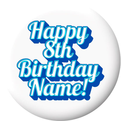 Happy Birthday Text Cake Toppers Edible Images on Icing or Wafer Stickers Balloon