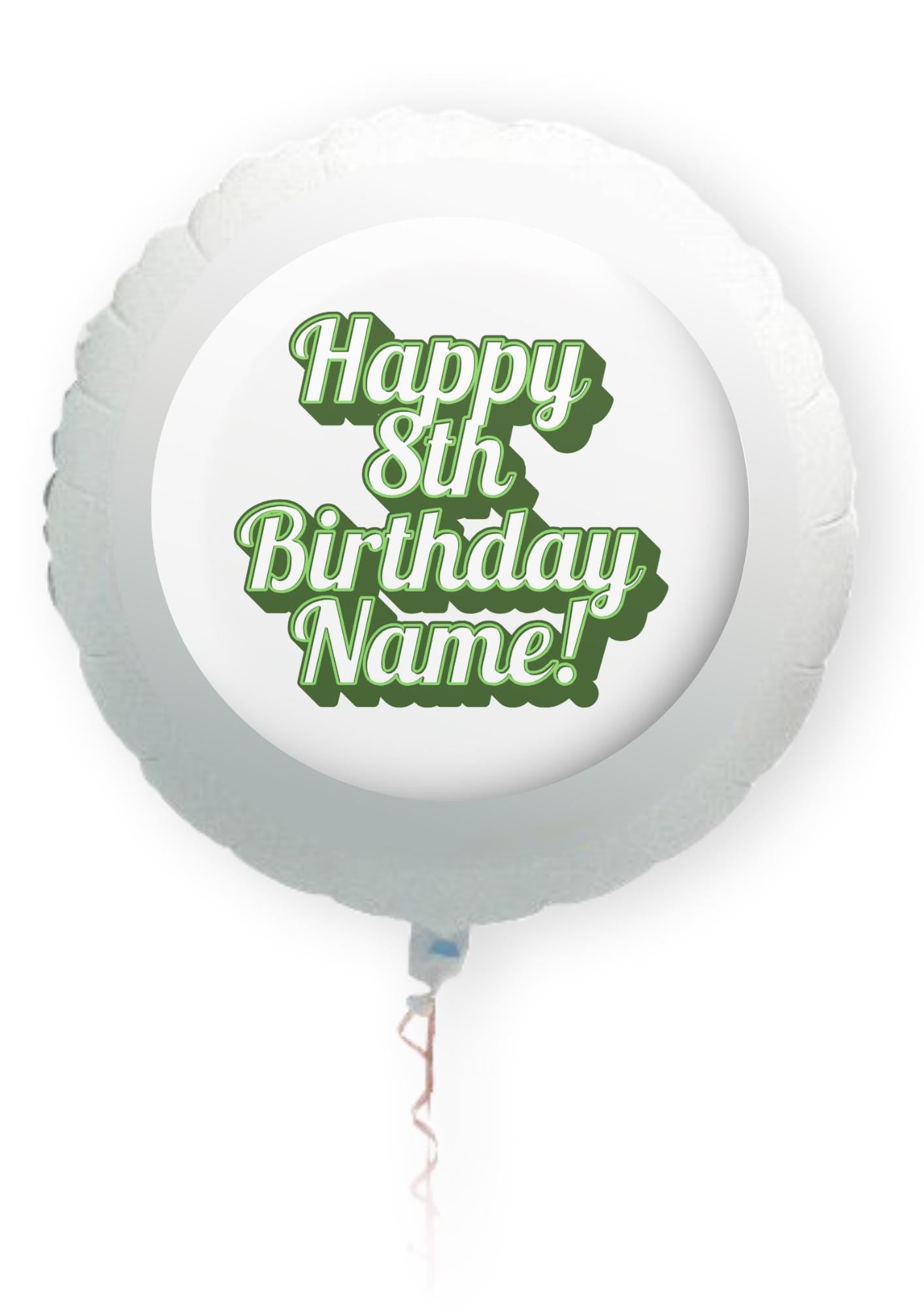 Happy Birthday Text Cake Toppers Edible Images on Icing or Wafer Stickers Balloon