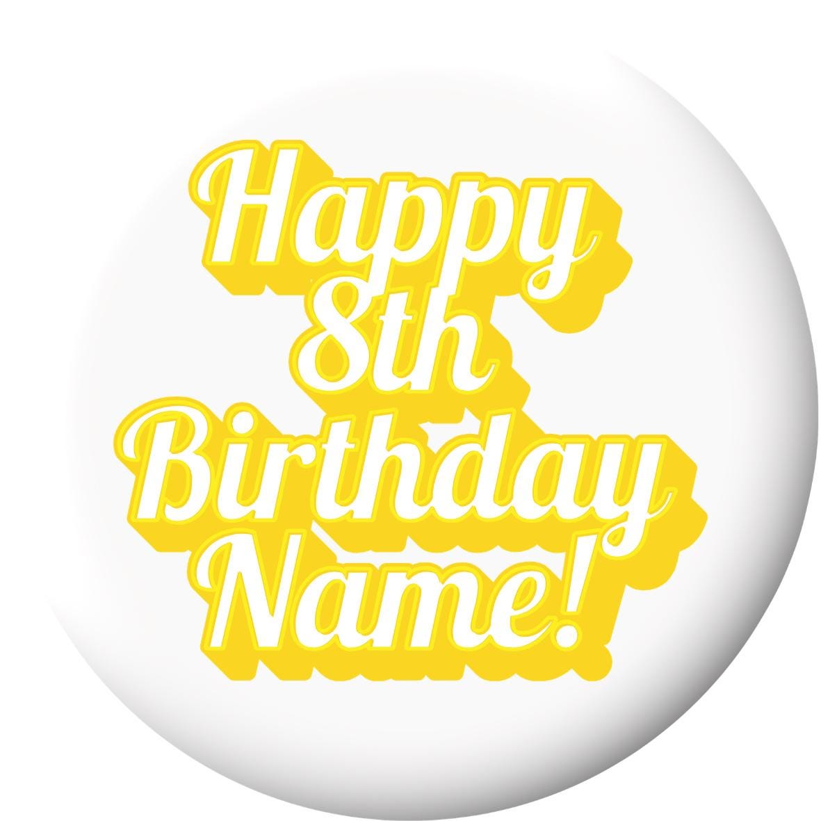 Happy Birthday Text Cake Toppers Edible Images on Icing or Wafer Stickers Balloon