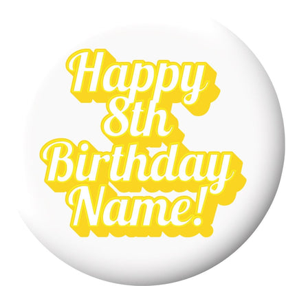 Happy Birthday Text Cake Toppers Edible Images on Icing or Wafer Stickers Balloon
