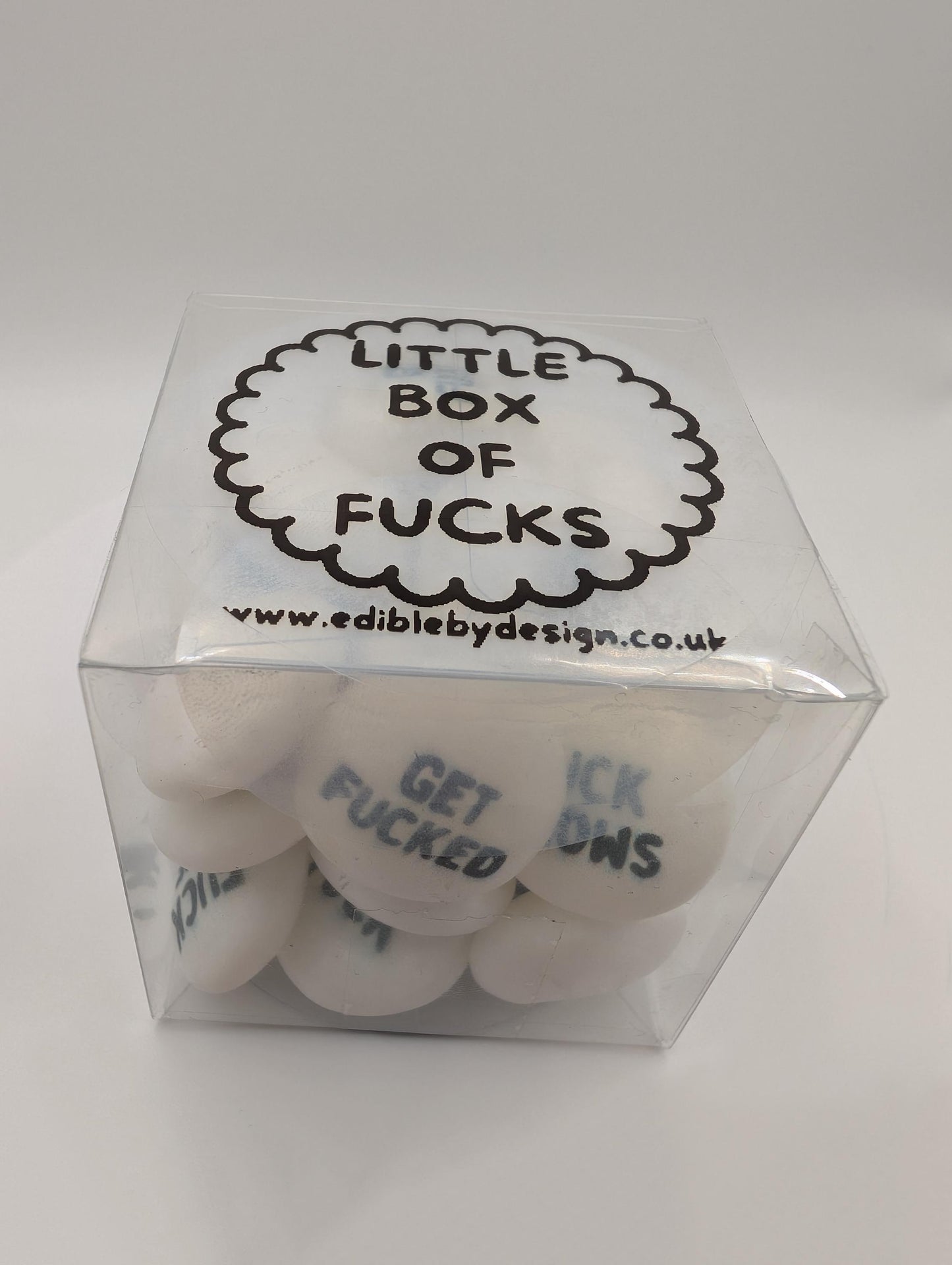 MATURE Little Box of Fucks Trebor Softmints Perfect Funny Rude Gift with lots of different fucks and a no fucks sticker inside when empty