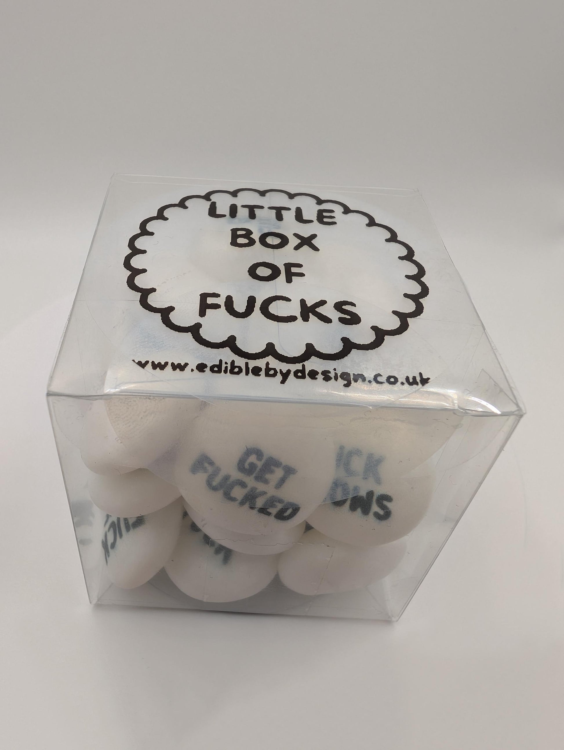 MATURE Little Box of Fucks Trebor Softmints Perfect Funny Rude Gift with lots of different fucks and a no fucks sticker inside when empty