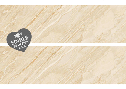 Marble Stone Ribbon Border Edging for Cake: Edible Decoration on Icing