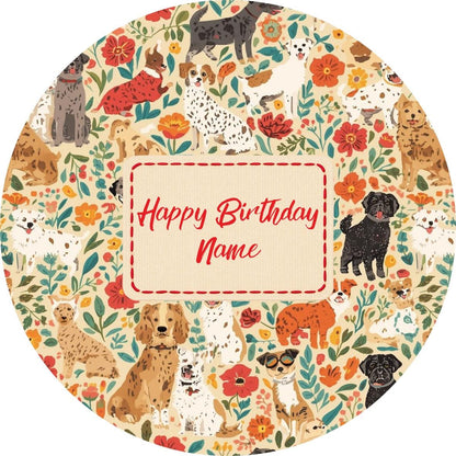 Personalised Cath Kidston Inspired Cake Toppers: Edible Icing or Wafer, Stickers, Invites, Balloon and Party Pack