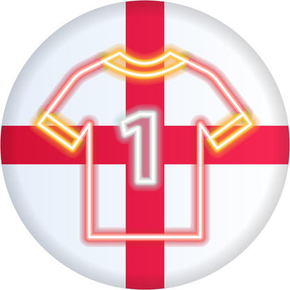 Personalised England/Wales/Scotland Football Cake Toppers: Edible Cake Decorations in Icing or Wafer