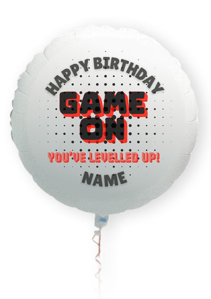 Personalised Gamer Theme Birthday Cake Toppers Edible matching Invitations Stickers Balloon Party Pack