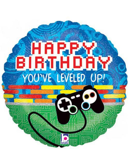 Personalised Gamer Theme Birthday Cake Toppers Edible matching Invitations Stickers Balloon Party Pack