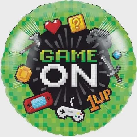 Personalised Gamer Theme Birthday Cake Toppers Edible matching Invitations Stickers Balloon Party Pack