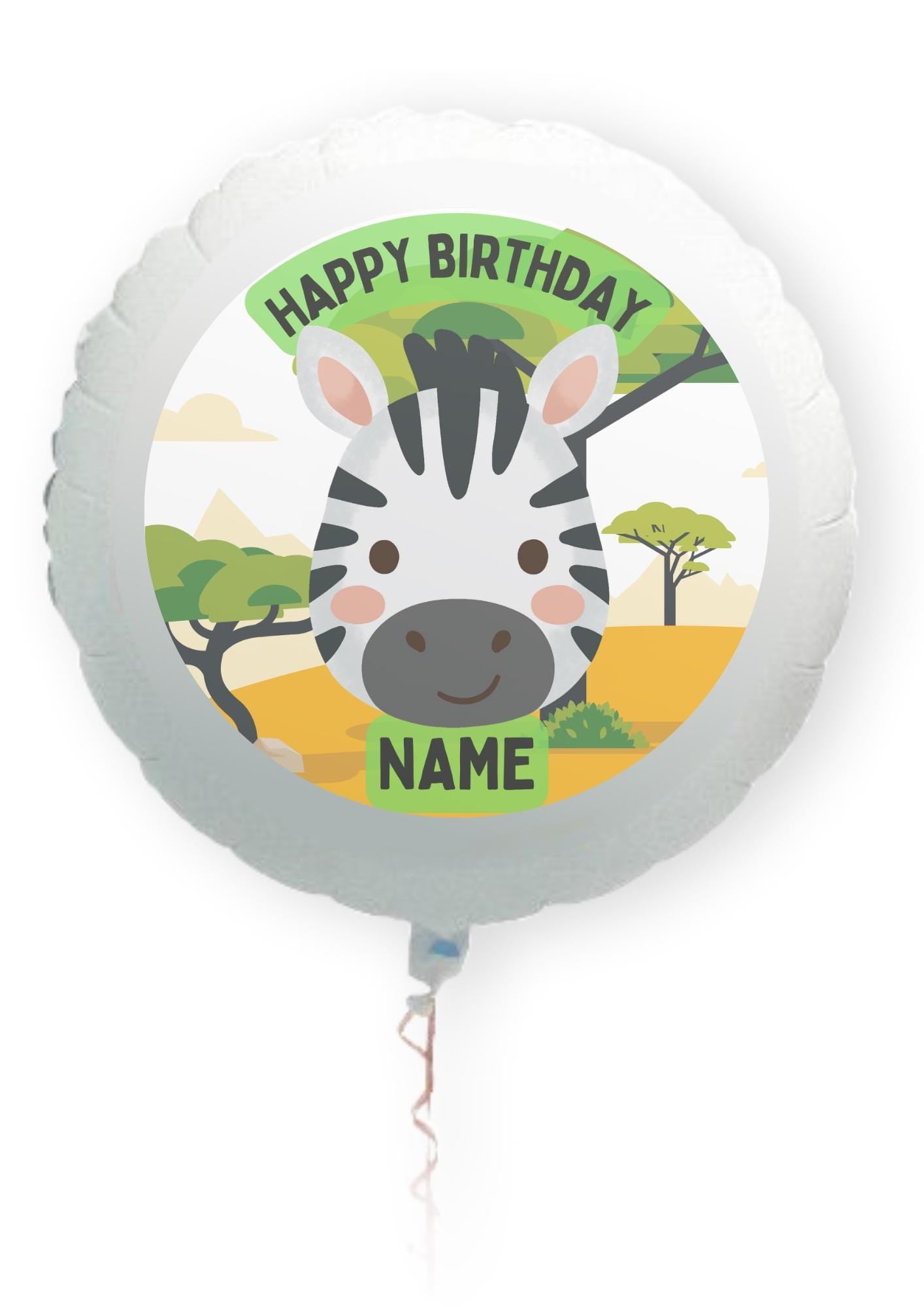 Personalised Zoo Animal Cake Toppers: Edible Birthday Party Decoration in Icing or Wafer matching Invitations Stickers Balloon Party Pack