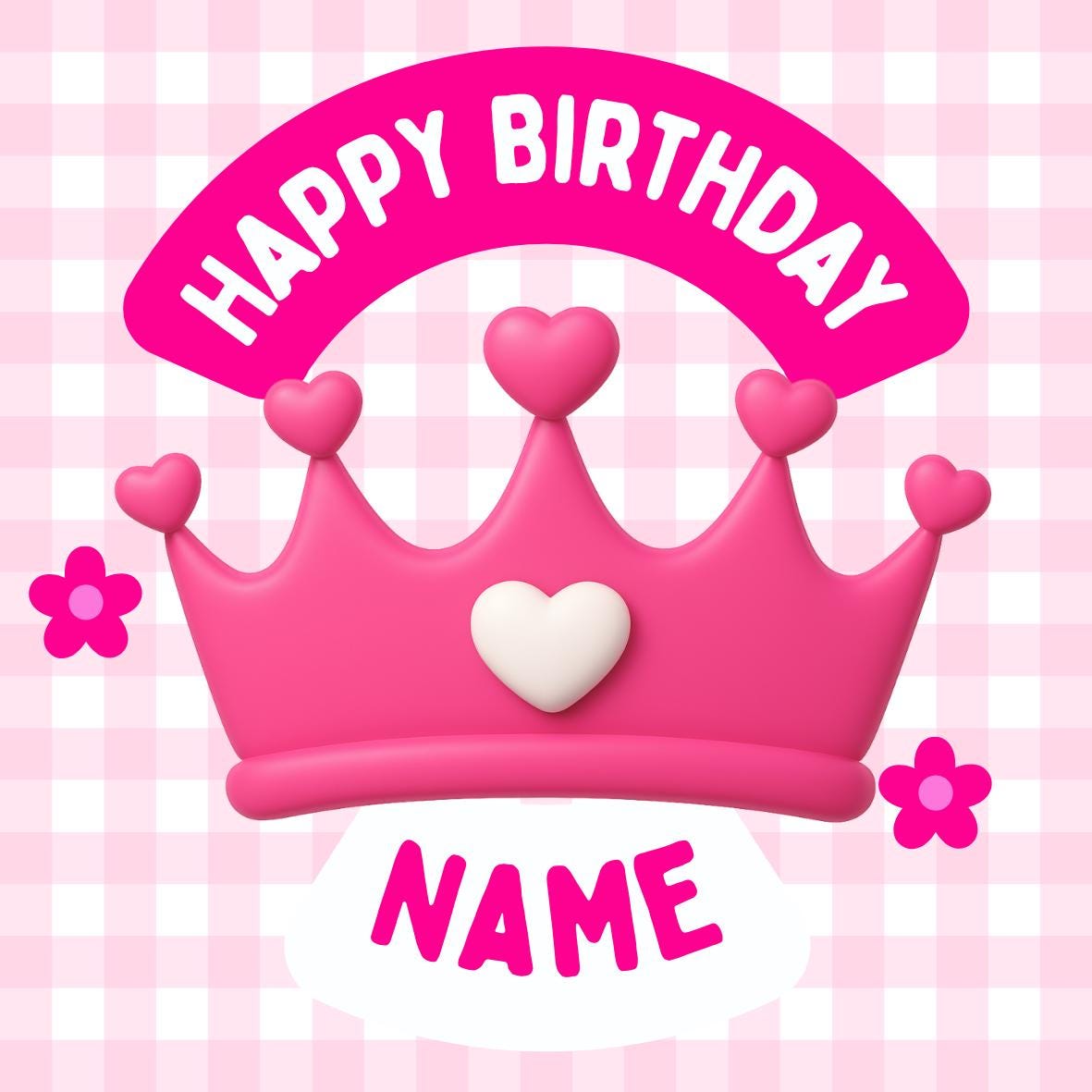 Pink Girl Theme Cupcake Toppers: Edible Icing or Wafer matching Invitations Stickers Balloon Party Pack