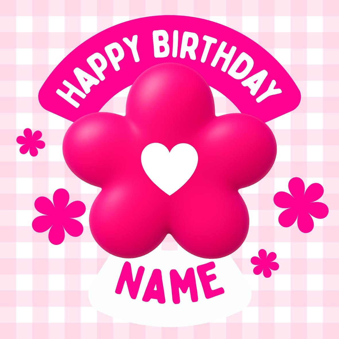 Pink Girl Theme Cupcake Toppers: Edible Icing or Wafer matching Invitations Stickers Balloon Party Pack