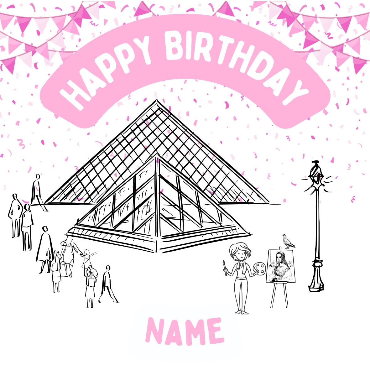 Pink Paris Theme Birthday Cake Toppers Edible Eiffel Tower Arc de Triomphe Moulin Rouge