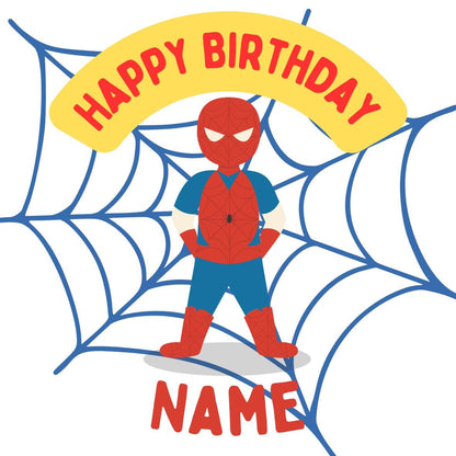 Super Hero Theme Birthday Cake Toppers Edible Circles matching Invitations Stickers Balloon Party Pack