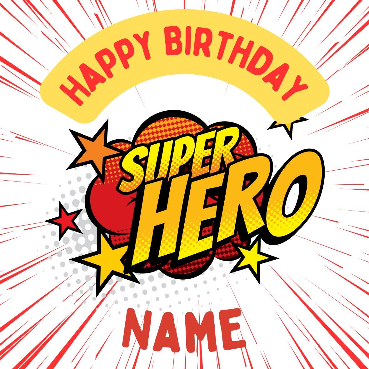 Super Hero Theme Birthday Cake Toppers Edible Circles matching Invitations Stickers Balloon Party Pack