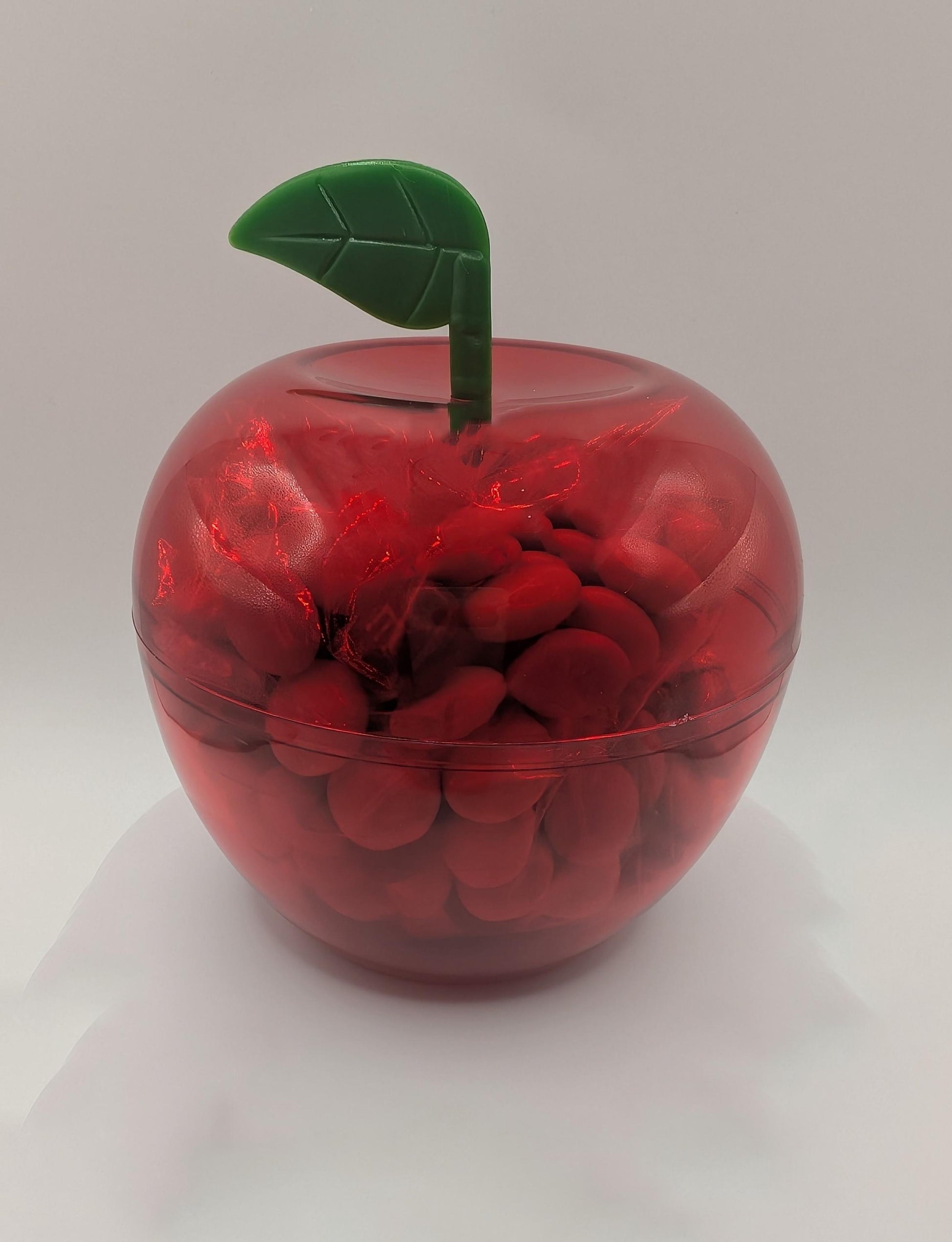 Teacher Gift, Personalised Chocolate M&Ms, your choice of teacher name, Large Apple Container